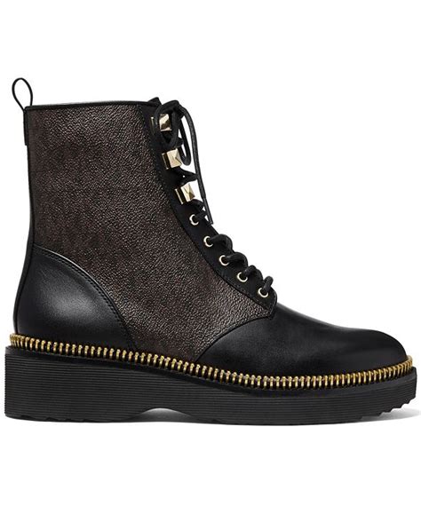 Michael Kors Haskell Combat Lug Sole Boots 